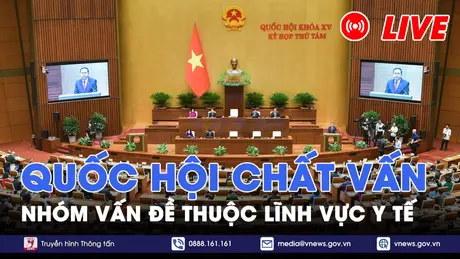 |TRỰC TIẾP| Chiều 11/11, Quốc hội chất vấn nhóm vấn đề thuộc lĩnh vực Y tế