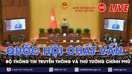 {Trực tiếp} Chiều ngày 12/11, Quốc hội chất vấn Bộ Thông tin truyền thông và Thủ tướng Chính phủ