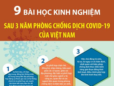 9 bài học kinh nghiệm sau 3 năm phòng chống dịch COVID-19 của Việt Nam