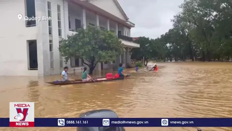 Quảng Bình có hơn 32.700 căn nhà bị ngập sâu