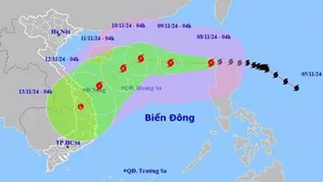 Bão Yinxing trở thành bão số 7 của năm 2024