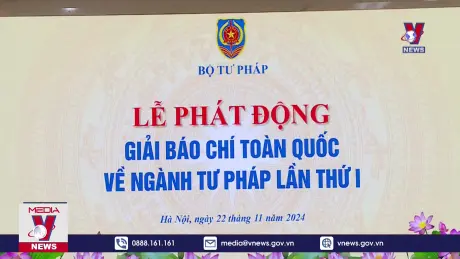 Phát động giải báo chí toàn quốc về ngành tư pháp