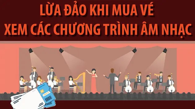 Cảnh báo lừa đảo khi mua vé xem các chương trình âm nhạc