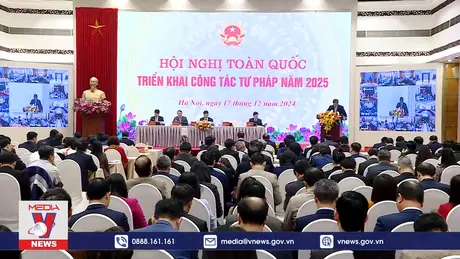 Hội nghị toàn quốc triển khai công tác tư pháp năm 2025