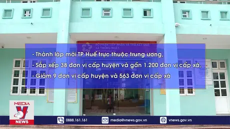 Cả nước giảm 9 huyện, 563 xã