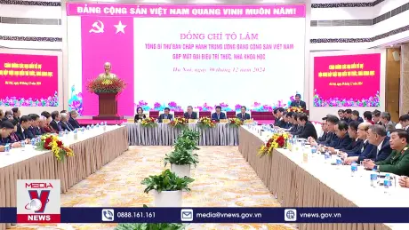 Tổng Bí thư Tô Lâm gặp mặt trí thức, nhà khoa học