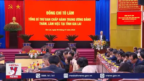 Tổng Bí thư Tô Lâm làm việc với tỉnh Gia Lai