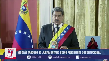 Ông Maduro tuyên thệ nhậm chức Tổng thống Venezuela nhiệm kỳ 3