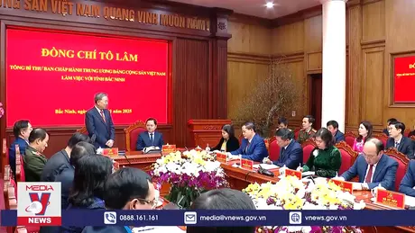 Tổng Bí thư Tô Lâm thăm và làm việc với tỉnh Bắc Ninh