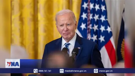 Tổng thống Mỹ Joe Biden phát biểu chuẩn bị kết thúc nhiệm kỳ