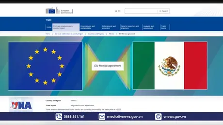 EU và Mexico hoàn tất đàm phán về cập nhật FTA