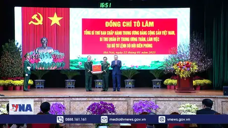 Tổng Bí thư Tô Lâm thăm, làm việc tại Bộ Tư lệnh Bộ đội Biên phòng